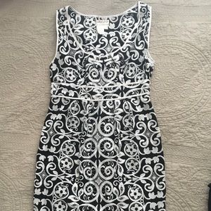 Black and White Patterned dress